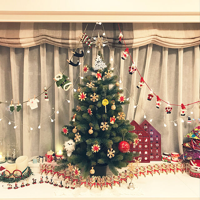 1muziの-クリスマス オーナメント ストローオーナメント セット 北欧 クリスマスツリー 飾り ストローオーナメントセット 32P Little Fellowsの家具・インテリア写真