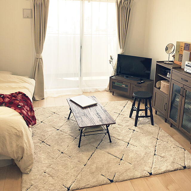 Kaedeのニトリ-キャビネット(ノクタ45 MBR) の家具・インテリア写真