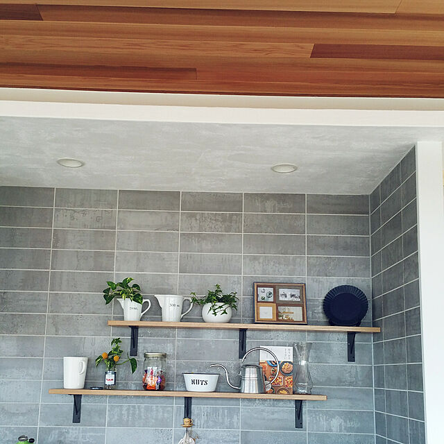 sakuraankoの-システム収納 ウッドワン 無垢の木の収納 キッチン上プラン KB-001 WOODONEの家具・インテリア写真