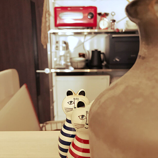 mikihoshのトンカチ-リサラーソン 陶器製ミンミ（猫）のソルト＆ペッパー【店頭受取も可 吹田】の家具・インテリア写真