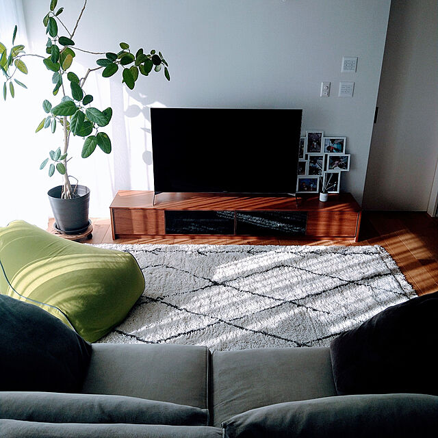 yoppyの-ラグ ラグマット BIANCA DIA 200×250 四角形タイプ ベニワレン風 ウィルトン織り 絨毯 カーペット 長方形 おしゃれ おすすめ 送料無料の家具・インテリア写真