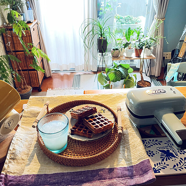 miyamiyaのラドンナ-トフィー ホットサンドメーカー プレート交換式 K-HS5 Toffy ハーフホットサンドメーカー シングル 小さめ 食パン 1枚サンドイッチ ワッフル LADONNA ラドンナの家具・インテリア写真