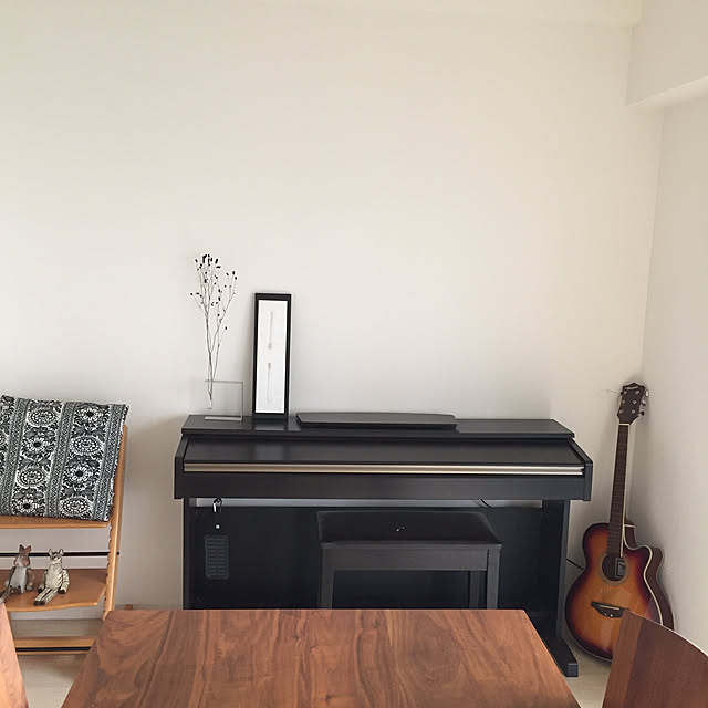 Eriko_monouchiの-YAMAHA 電子ピアノ　ARIUS（アリウス）　YDPシリーズ（88鍵盤／ニューダークローズウッド調仕上げ） YDP‐163R（標準設置無料）の家具・インテリア写真