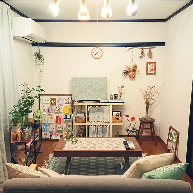 zunnchiのニトリ-クッションカバー(トルテ フラワー) の家具・インテリア写真