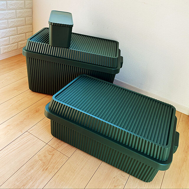 kashikoのライクイット-スタックアップコンテナー53（インナーボックスセット）グリーンの家具・インテリア写真
