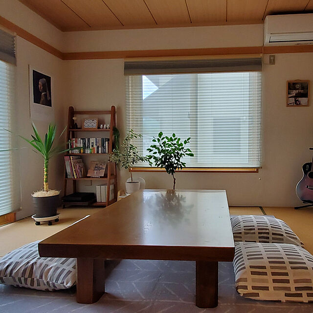 Lilyのニトリ-フロアクッションカバー・座布団カバー(ヨツジMO) の家具・インテリア写真