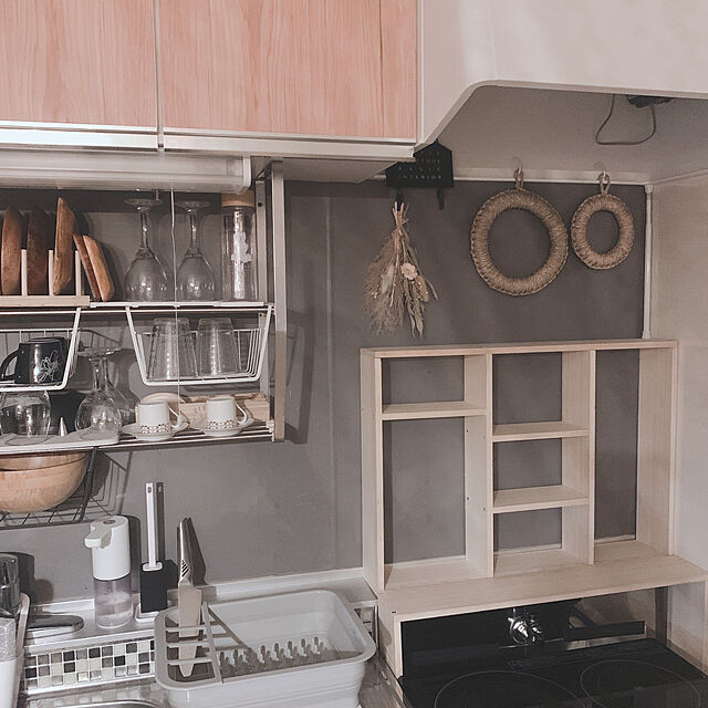 Eriのニトリ-ラウンドランチプレート(アカシア) の家具・インテリア写真