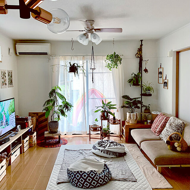 HAKOのKOSMU-マルチカーテン＿RAW AMBER（ロー アンバー）の家具・インテリア写真