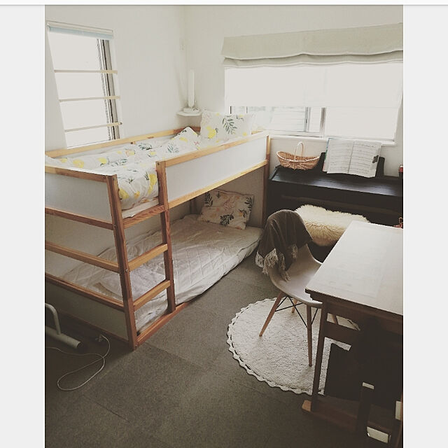 mokoのニトリ-掛け布団カバー シングル(ワッフルフルーツ S) の家具・インテリア写真