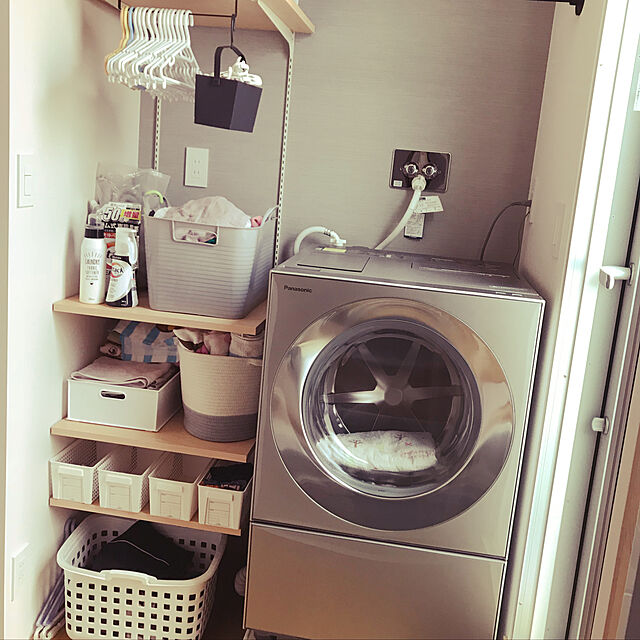 Kyoのニトリ-収納ケース Nインボックス ハーフ(ホワイト) の家具・インテリア写真