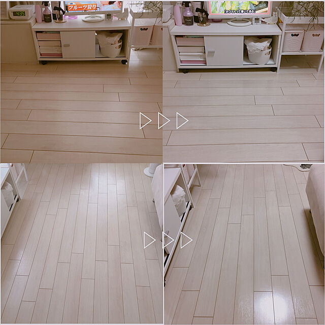 Yのリンレイ-【リンレイ】【オール】オールワックスシート 4枚入り　ワックス効果4ヶ月 10分で乾燥 ( 掃除　床　all ) ( 4903339984064 )の家具・インテリア写真