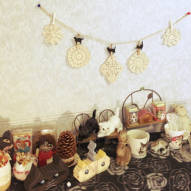 Miyukiの-jetoy ジェトイ choochoo本舗 猫雑貨 かわいい白猫のマグカップ 陶器 クリスマスのネコ ねこ 【あす楽対応】の家具・インテリア写真