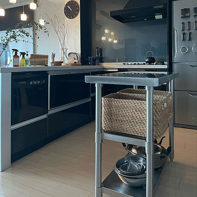 mofzeniの-ステンレス 作業台 3段タイプ 業務用 調理台 900×450×800 板厚1.2mmモデル 90 作業台ステンレス 作業台業務用 作業台厨房 作業台の家具・インテリア写真