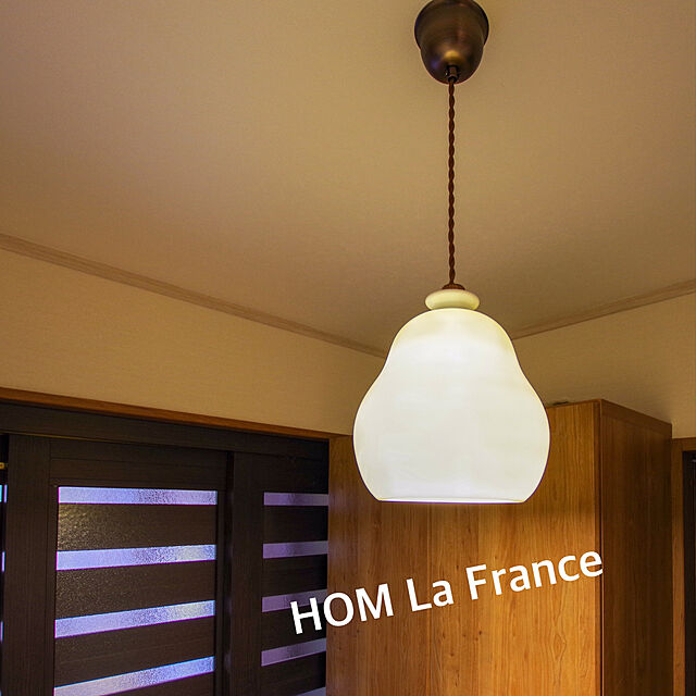 tezooの-hom le france ペンダントライト LED 陶器 和風照明 洋ナシの家具・インテリア写真