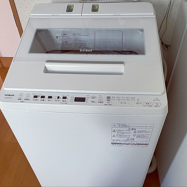 Moasa211の日立(HITACHI)-日立(HITACHI) 全自動洗濯機 12kg BW-X120H W ホワイト インバーター ビートウォッシュ 液体洗剤・柔軟剤自動投入の家具・インテリア写真