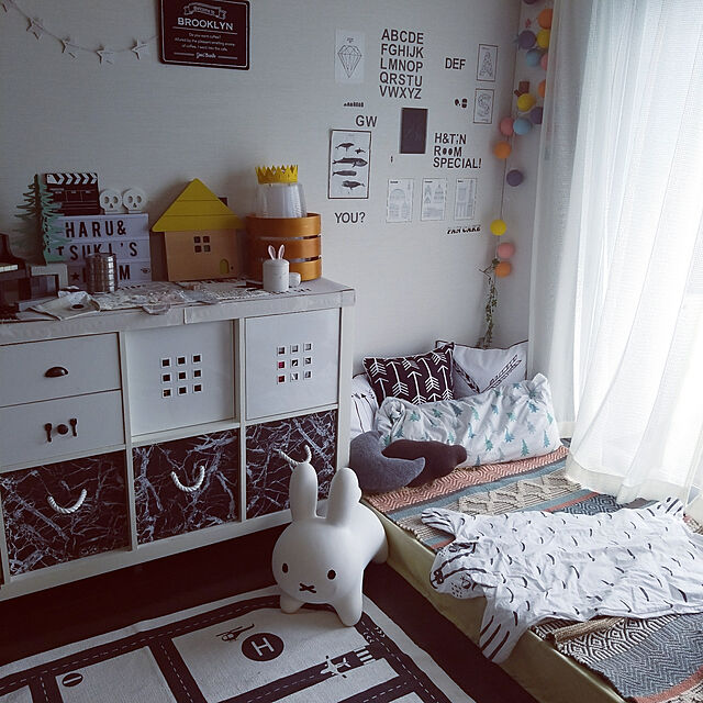L_S_Jのセキグチ-ディックブルーナ ミッフィー ファミリーぬいぐるみSS うさぎ 高さ14cm ホワイトの家具・インテリア写真
