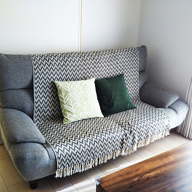 mgmaskのニトリ-クッションカバー(ラミ GR) の家具・インテリア写真