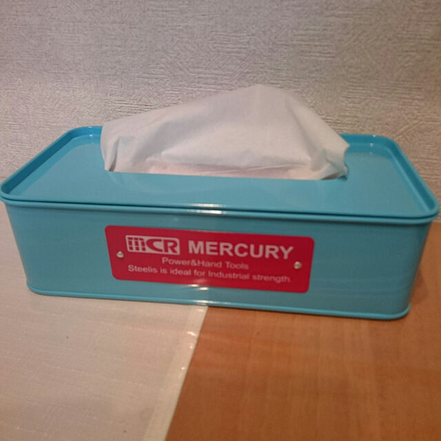 hideのMERCURY-MERCURY TissueCase ブルー C117BLの家具・インテリア写真