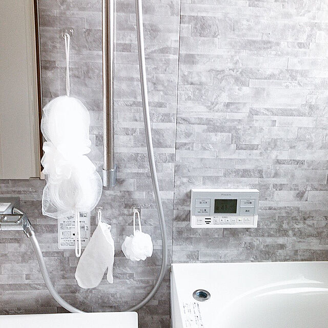 ruu208の-ボディスポンジ MARNA マーナ メッシュ スポンジ （ ボディースポンジ バススポンジ 泡立ち 背中 体洗い ネット 浴用タオル 泡立てネット 伸縮 ひも付き 紐 きれいに暮らす。 おしゃれ ）の家具・インテリア写真