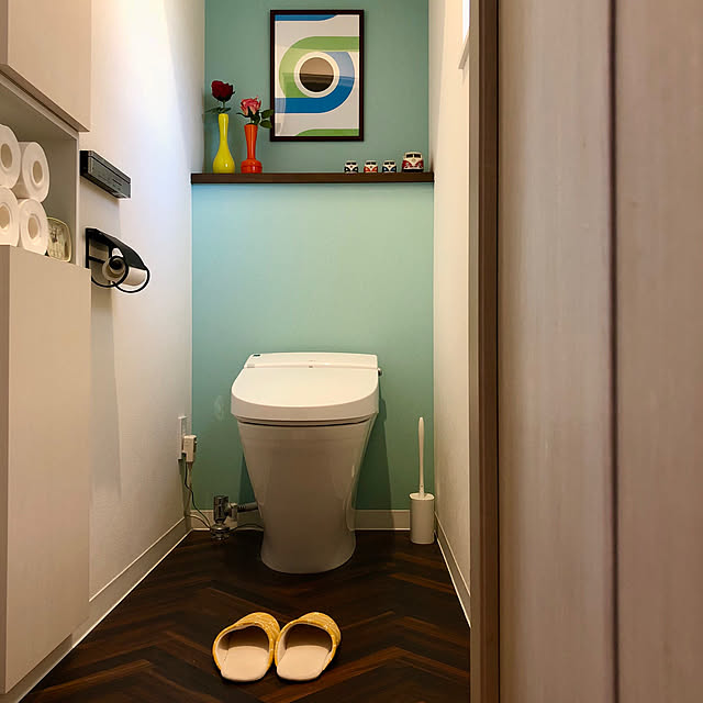 写真付きレビュー スリッパ 北欧ye トイレ スリッパ 北欧 柄 黄色 イエロー かわいい 北欧 ナチュラル おしゃれ カフェ 雑貨 の通販商品 口コミ情報 Roomclipショッピング