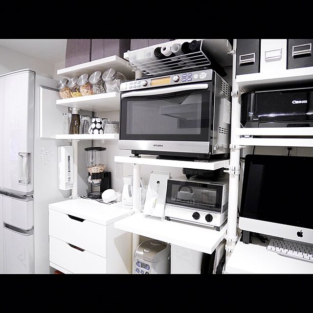 Akiの山崎実業-山崎実業 ポリ袋ストッカー モデス ホワイト 7571の家具・インテリア写真