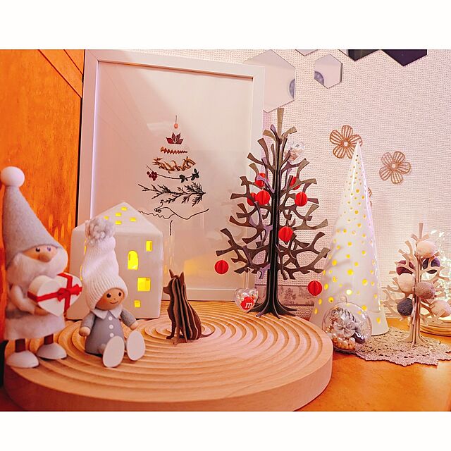 megurinのLovi-Lovi ロヴィ Momi-no-ki　25cm 　クリスマスツリー　ツリー　ナチュラル、グレーの家具・インテリア写真