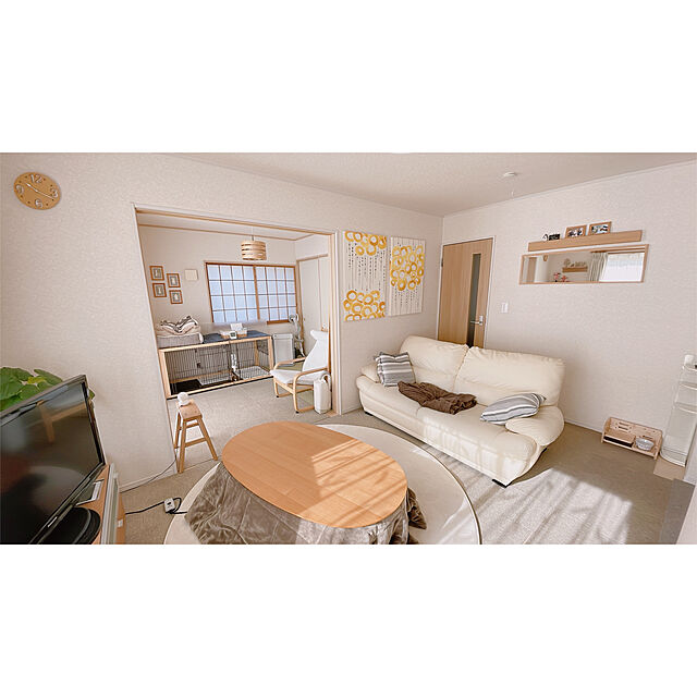 rinoの-リッチェル 木製スライドペットサークル ワイド ダークブラウンの家具・インテリア写真