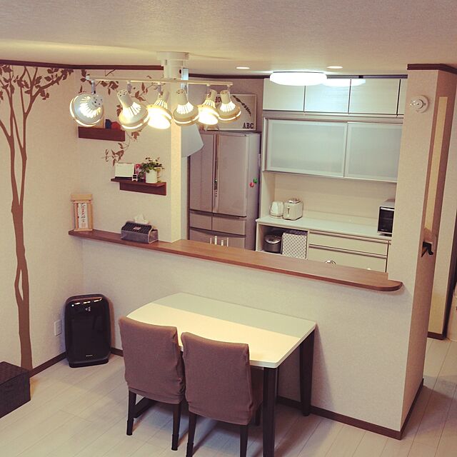 Mireiの-綾野製作所　幅180cm　食器棚　キッチンボード　ステラ　TN-180S2Z　TN-180SZ（シームレス一枚天板　奥行選択）　の家具・インテリア写真