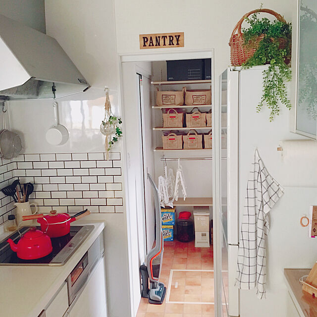 makiのメルカド かご収納雑貨の店-ワンハンドル 持ち手付き フルーツバスケット [ホーム&キッチン]の家具・インテリア写真