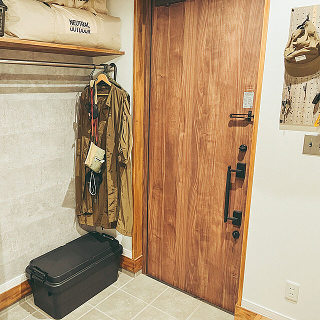 iikkddの東谷-リス 収納ボックス スタッキング トランクカーゴ 70L ブラック 日本製 TC-70Sの家具・インテリア写真