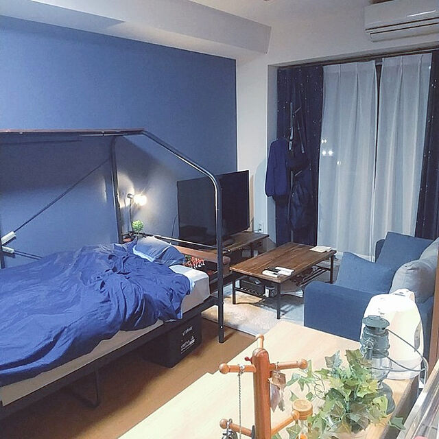 Fumiakiの-ベッド 上 収納 コンセント デスク付き シングルベッド 宮付き シングル パイプベッド フレーム システムベッド 棚 多機能 人をダメにするベッド 収納付き 一人暮らし 大人 子供部屋 おしゃれ ブラウン/ナチュラル/ホワイト BSN035080の家具・インテリア写真