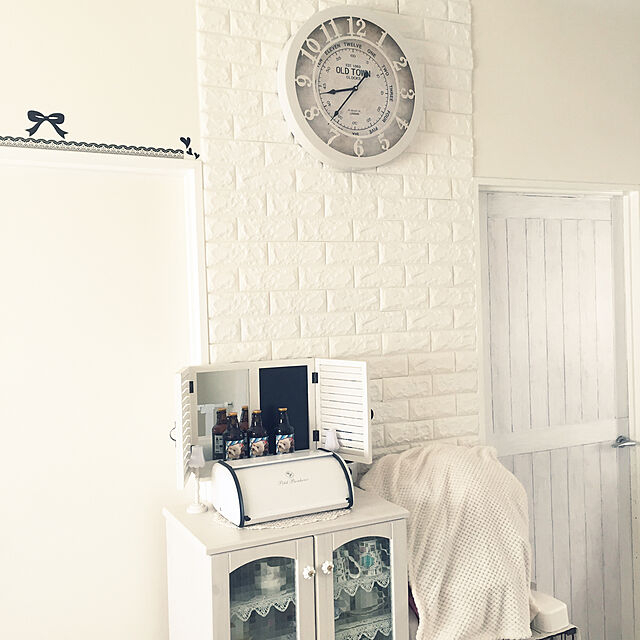 michimichiの-壁掛け時計 ウォールクロック 掛け時計 直径60cm 大型タイプ レトロ感 シンプル インテリア かっこいいの家具・インテリア写真