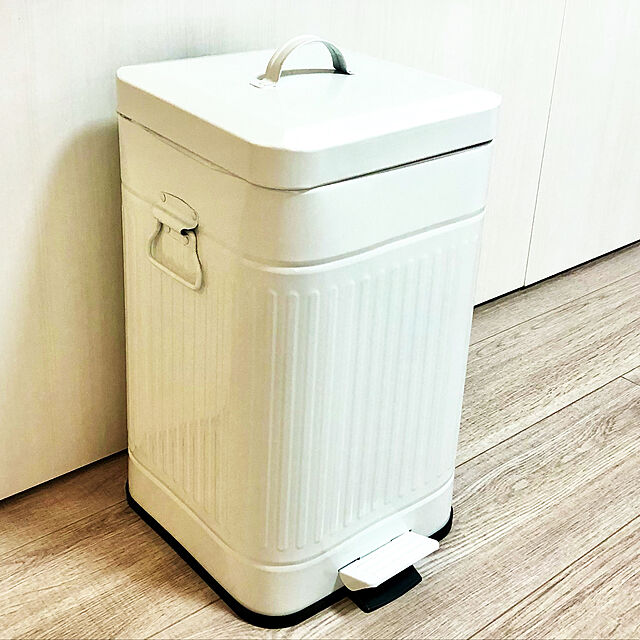 riaconの-【送料無料】ごみ箱 12L スクエア型　ごみ箱 　シンプル ゴミ箱　フタ付き　ゴミ箱　ダストボックス　ごみ箱　おしゃれ ゴミ箱の家具・インテリア写真