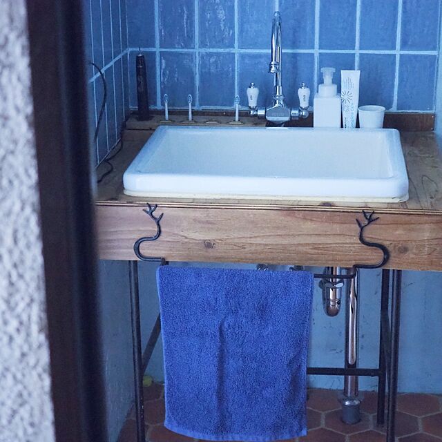 chie5chanの-タオルハンガー アイアン タオル掛け キッチン トイレ 洗面所 おしゃれ 壁 ツリータオルハンガーＭの家具・インテリア写真