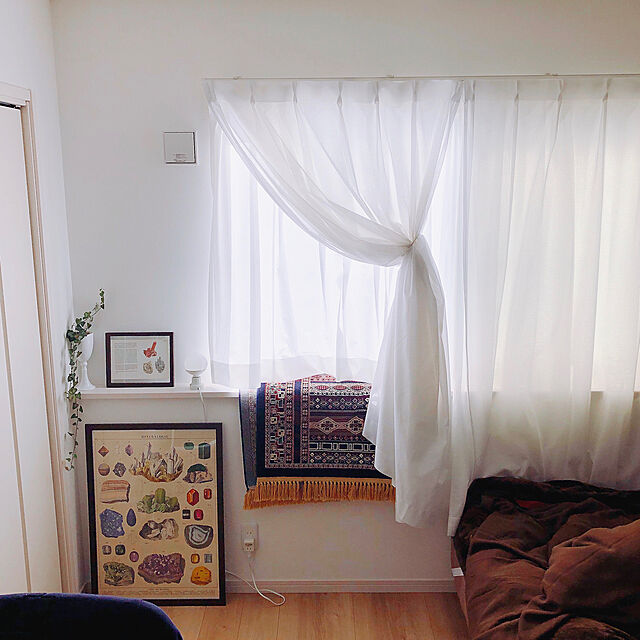 keroのニトリ-遮熱・遮像・ミラーレースカーテン(アラン 150X176X2) の家具・インテリア写真
