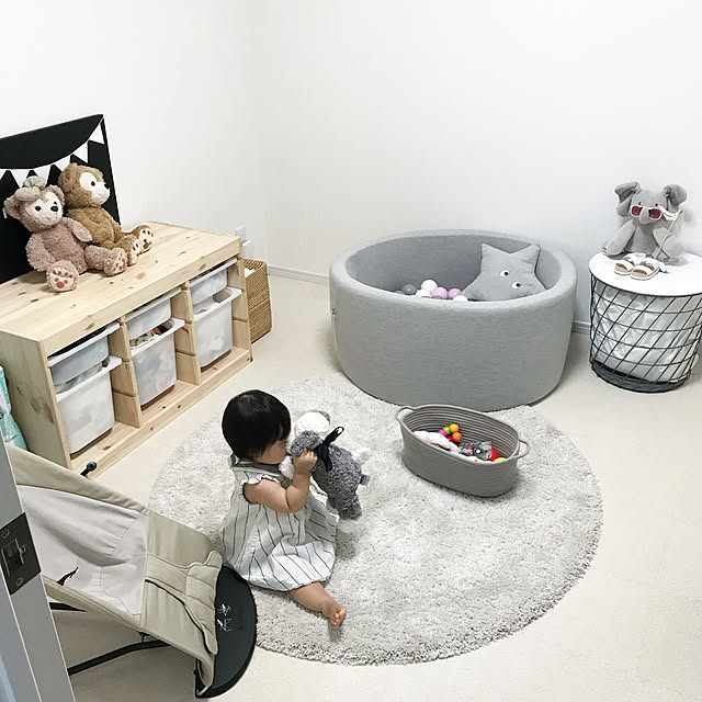 chi__ro0926のイケア-IKEA イケア 収納セット 子供部屋 TROFAST パイン材 ホワイト 通販 991.026.60の家具・インテリア写真