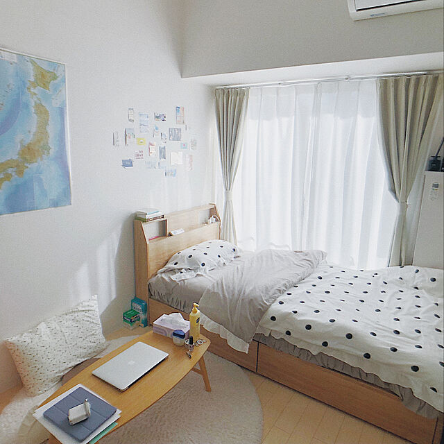 illyのニトリ-シングル ベッドフレーム(アザン MBR アサヒキ25) の家具・インテリア写真