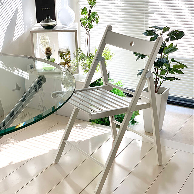 SnSのイケア-【あす楽】IKEA イケア 折りたたみチェア ホワイト 白 b20222444 TERJE テリエ イス ダイニングチェア おしゃれ シンプル 北欧 かわいい 家具の家具・インテリア写真
