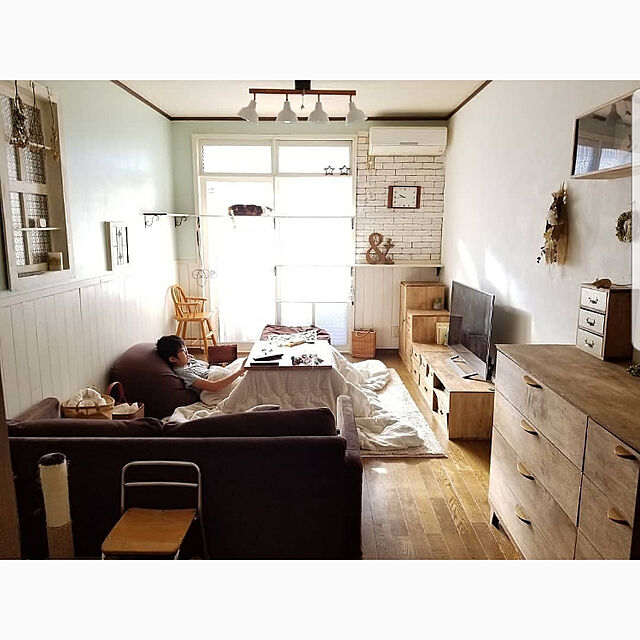 mikiの無印良品-再生ペットのポリエステル使いループパイルラグ／アイボリー １４０×２００ｃｍ／アイボリーの家具・インテリア写真