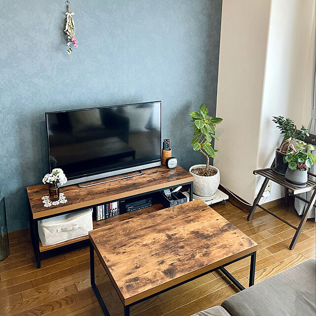 yasuyo66の無印良品-【無印良品 公式】 ポリエステル綿麻混・ソフトボックス・角型・小・フタ式の家具・インテリア写真