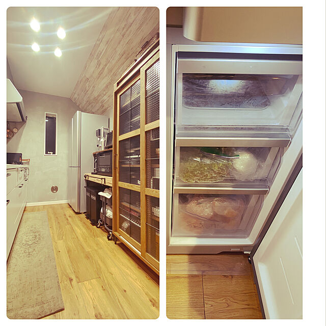 ballyのアクア-アクア AQR-TZ42K(S) 4ドア冷蔵庫 (420L・フレンチドア) サテンシルバーの家具・インテリア写真