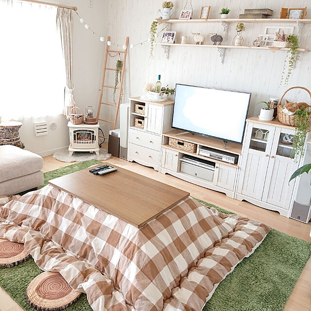 pankoro.のニトリ-キャビネット(リズバレーSLM9060G WH) の家具・インテリア写真