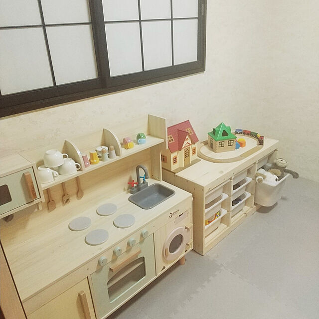 Yukanのイケア-TROFAST トロファスト 収納コンビネーションの家具・インテリア写真