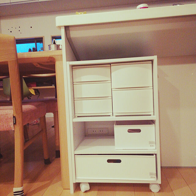 hiroのニトリ-収納ケース Nインボックス クォーター(ホワイト) の家具・インテリア写真