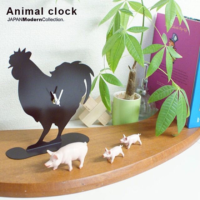 jamstoreのタイタン・アート-JAM デザイン時計 Animal Clock -NEKO- JMC-CL?0025の家具・インテリア写真