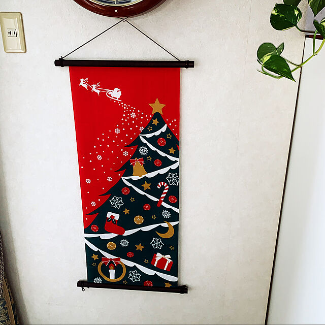 KYONの-「さらさ」 季節彩る 四季彩布 手拭い 日本製 sy-59 (12月 クリスマス)の家具・インテリア写真