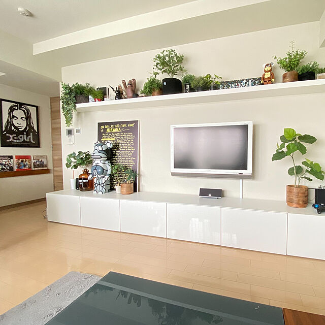 ichan15uのイケア-LACK ラック ウォールシェルフの家具・インテリア写真