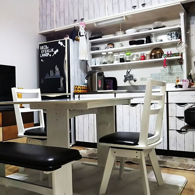 me_ta_815のニトリ-ローチェスト(クオーレ2 120-3 DBR) の家具・インテリア写真