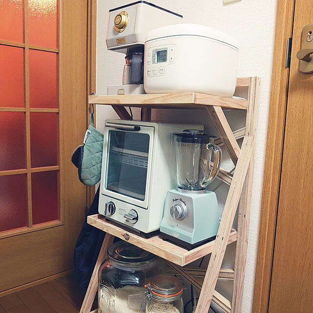 cafe-plageの無印良品-【無印良品 公式】 しゃもじ置き付き炊飯器・3合 型番：MJ‐RC3A2の家具・インテリア写真