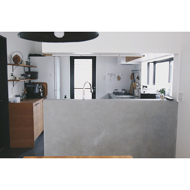 mikuの-ペンキ 水性塗料 コンクリートエフェクトペイント サラサラセットL 塗布面積 2回塗り 3平米の家具・インテリア写真
